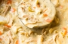 Lightened-Up Creamy Chicken Noodle Soup