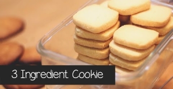 3 Ingredient Cookies in 3 Minutes